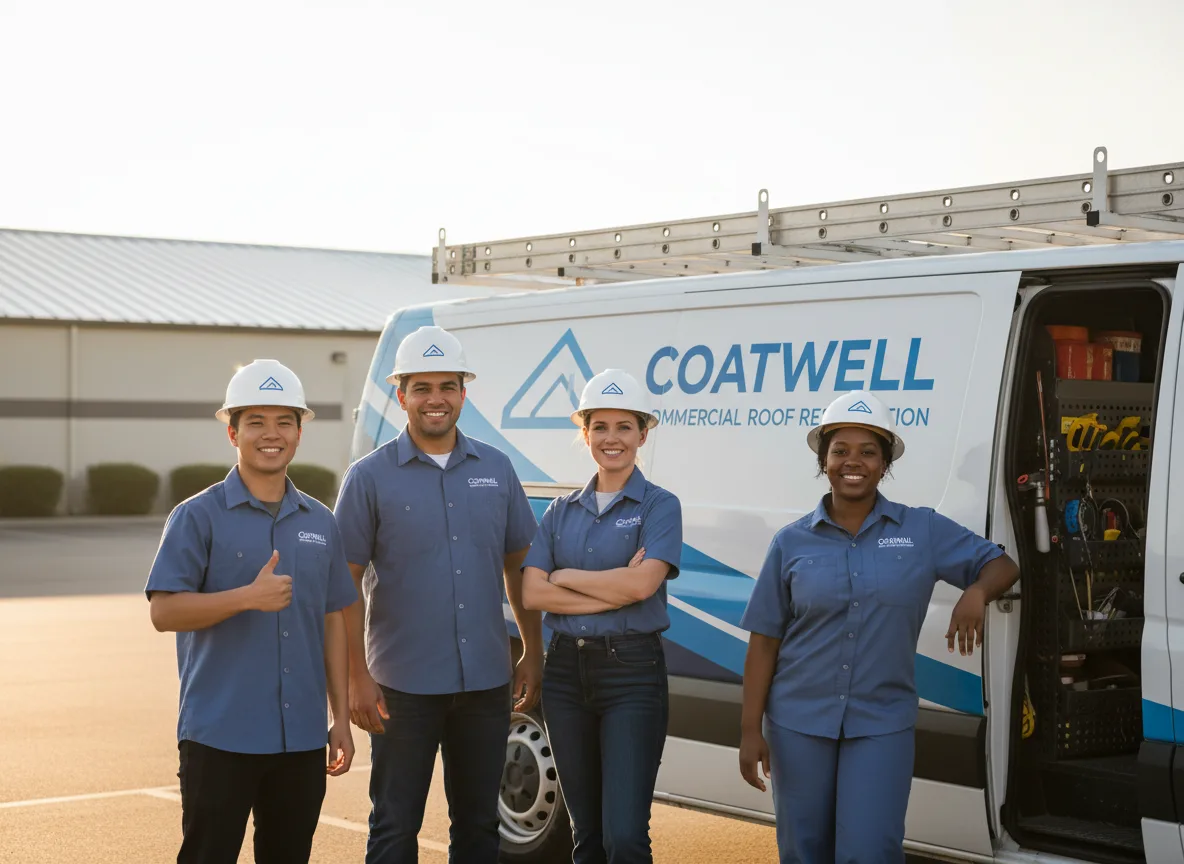 Commercial roof coating company in Blakeslee, PA